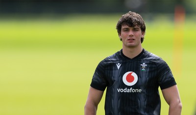 090626 - Wales U20 Rugby Training - Brogan Leary during a training session ahead of the U20 World Cup in Georgia