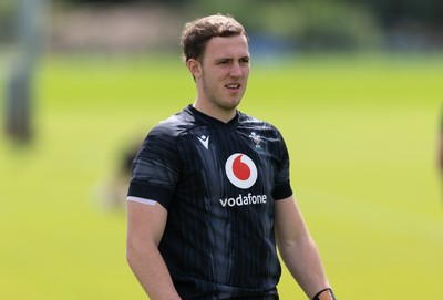 090626 - Wales U20 Rugby Training - Bailey Cutts during a training session ahead of the U20 World Cup in Georgia