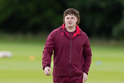 090626 - Wales U20 Rugby Training - Yestyn Cook during a training session ahead of the U20 World Cup in Georgia