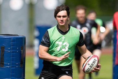 090626 - Wales U20 Rugby Training - Brogan Leary during a training session ahead of the U20 World Cup in Georgia