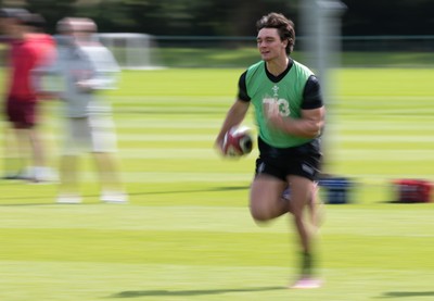 090626 - Wales U20 Rugby Training - Brogan Leary during a training session ahead of the U20 World Cup in Georgia