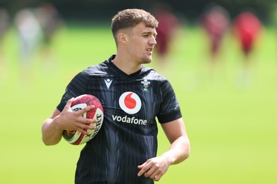 090626 - Wales U20 Rugby Training - Dylan Scott during a training session ahead of the U20 World Cup in Georgia