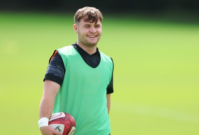 090626 - Wales U20 Rugby Training - Steff Jac Jones during a training session ahead of the U20 World Cup in Georgia