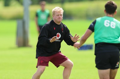 090626 - Wales U20 Rugby Training - Wales u20 coach Richie Pugh during a training session ahead of the U20 World Cup in Georgia