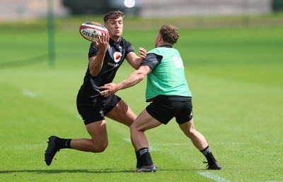 090626 - Wales U20 Rugby Training - Dylan Scott during a training session ahead of the U20 World Cup in Georgia