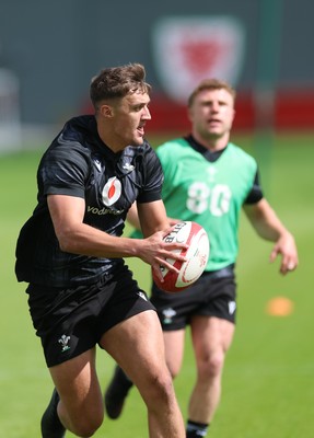 090626 - Wales U20 Rugby Training - Dylan Scott during a training session ahead of the U20 World Cup in Georgia