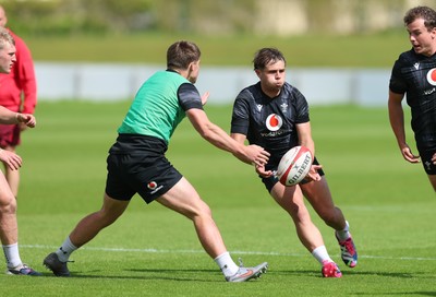 090626 - Wales U20 Rugby Training - Carwyn Leggatt-Jones during a training session ahead of the U20 World Cup in Georgia