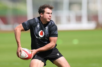 090626 - Wales U20 Rugby Training - Rhys Cole during a training session ahead of the U20 World Cup in Georgia