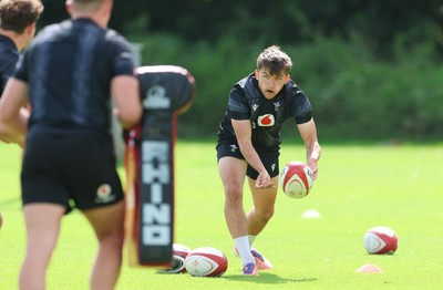 090626 - Wales U20 Rugby Training - Carter Pritchard during a training session ahead of the U20 World Cup in Georgia
