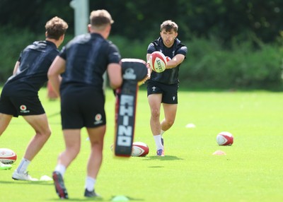 090626 - Wales U20 Rugby Training - Carter Pritchard during a training session ahead of the U20 World Cup in Georgia
