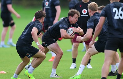 090626 - Wales U20 Rugby Training - Rhys Cole during a training session ahead of the U20 World Cup in Georgia