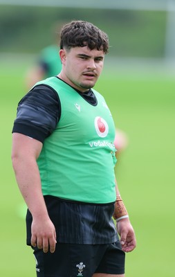 090626 - Wales U20 Rugby Training - George Leyland during a training session ahead of the U20 World Cup in Georgia