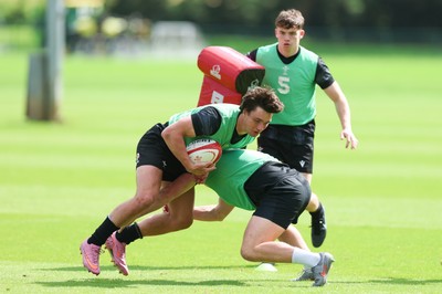 090626 - Wales U20 Rugby Training - The Wales U20 squad during a training session ahead of the U20 World Cup in Georgia