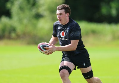 090626 - Wales U20 Rugby Training - Tom Cottle during a training session ahead of the U20 World Cup in Georgia