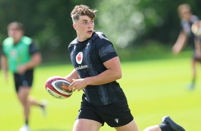 090626 - Wales U20 Rugby Training - Osian Darwin-Lewis during a training session ahead of the U20 World Cup in Georgia