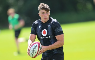 090626 - Wales U20 Rugby Training - Osian Darwin-Lewis during a training session ahead of the U20 World Cup in Georgia