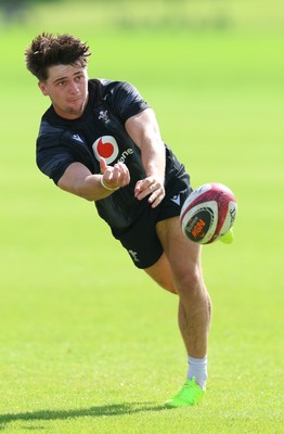 090626 - Wales U20 Rugby Training - Cai Gealey during a training session ahead of the U20 World Cup in Georgia