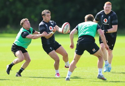 090626 - Wales U20 Rugby Training - Carwyn Leggatt-Jones during a training session ahead of the U20 World Cup in Georgia