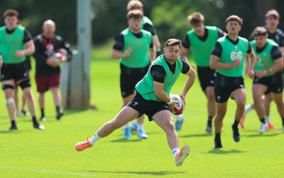 090626 - Wales U20 Rugby Training - Steff Jac Jones during a training session ahead of the U20 World Cup in Georgia