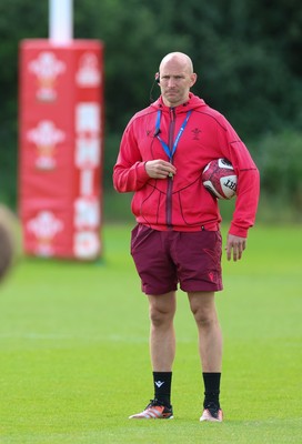 090626 - Wales U20 Rugby Training - Wales u20 head coach Richard Whiffin during a training session ahead of the U20 World Cup in Georgia
