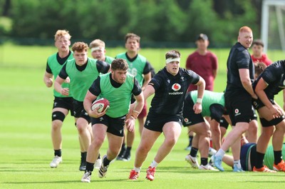 090626 - Wales U20 Rugby Training - The Wales U20 squad during a training session ahead of the U20 World Cup in Georgia
