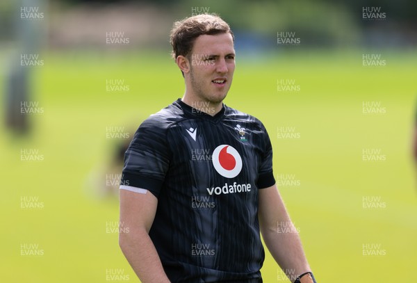 090626 - Wales U20 Rugby Training - Bailey Cutts during a training session ahead of the U20 World Cup in Georgia