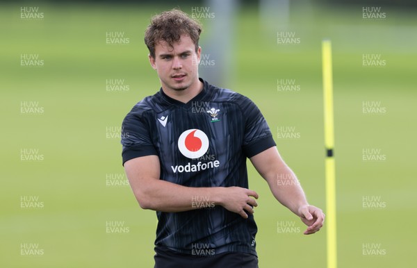 090626 - Wales U20 Rugby Training - Rhys Cole during a training session ahead of the U20 World Cup in Georgia