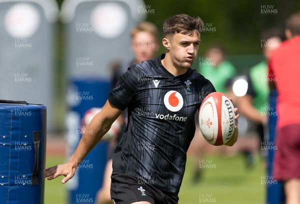 090626 - Wales U20 Rugby Training - Dylan Scott during a training session ahead of the U20 World Cup in Georgia