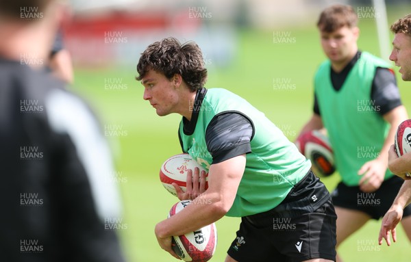 090626 - Wales U20 Rugby Training - Brogan Leary during a training session ahead of the U20 World Cup in Georgia