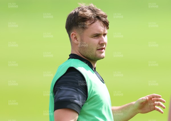 090626 - Wales U20 Rugby Training - Steff Jac Jones during a training session ahead of the U20 World Cup in Georgia