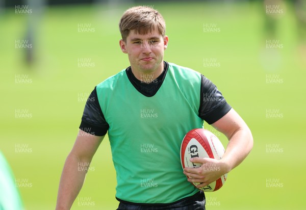 090626 - Wales U20 Rugby Training - Steffan Emanuel during a training session ahead of the U20 World Cup in Georgia