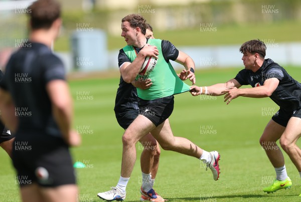 090626 - Wales U20 Rugby Training - Bailey Cutts during a training session ahead of the U20 World Cup in Georgia