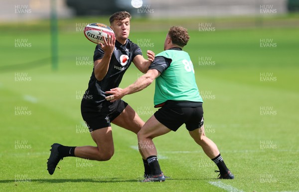 090626 - Wales U20 Rugby Training - Dylan Scott during a training session ahead of the U20 World Cup in Georgia
