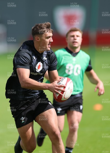 090626 - Wales U20 Rugby Training - Dylan Scott during a training session ahead of the U20 World Cup in Georgia