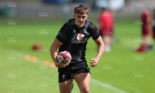 090626 - Wales U20 Rugby Training - Dylan Scott during a training session ahead of the U20 World Cup in Georgia