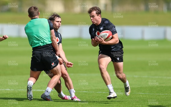 090626 - Wales U20 Rugby Training - Rhys Cole during a training session ahead of the U20 World Cup in Georgia