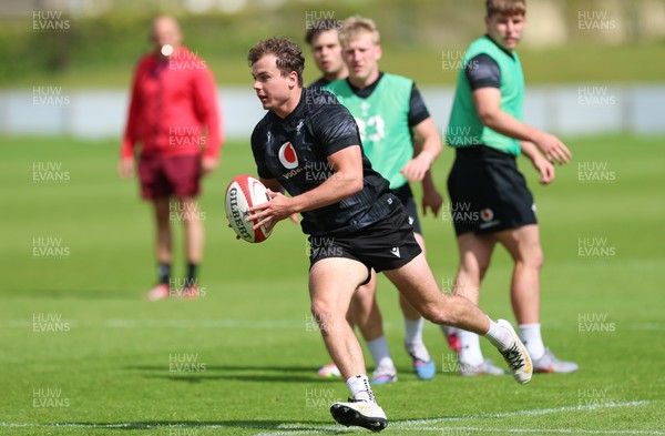 090626 - Wales U20 Rugby Training - Rhys Cole during a training session ahead of the U20 World Cup in Georgia