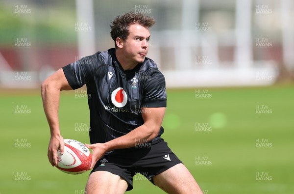 090626 - Wales U20 Rugby Training - Rhys Cole during a training session ahead of the U20 World Cup in Georgia
