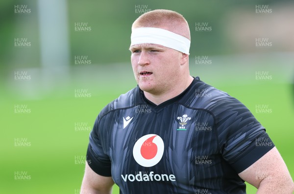090626 - Wales U20 Rugby Training - Jac Pritchard during a training session ahead of the U20 World Cup in Georgia