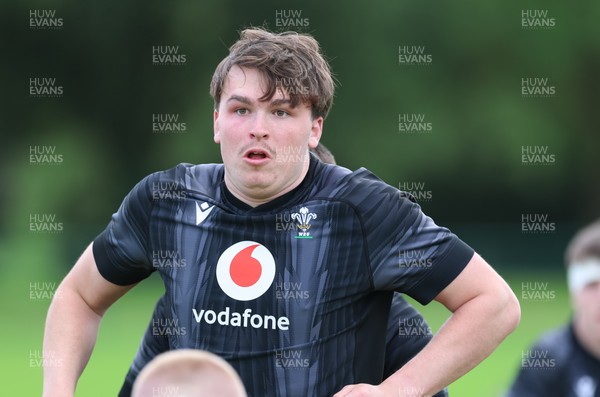 090626 - Wales U20 Rugby Training - Tom Cottle during a training session ahead of the U20 World Cup in Georgia