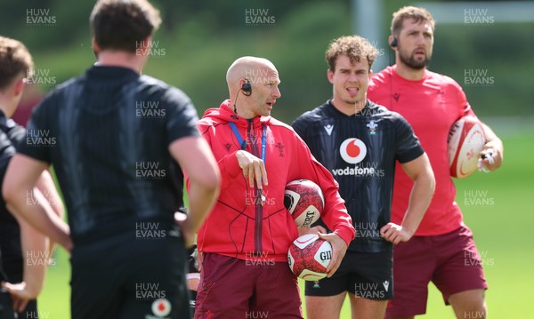 090626 - Wales U20 Rugby Training - Wales u20 head coach Richard Whiffin during a training session ahead of the U20 World Cup in Georgia
