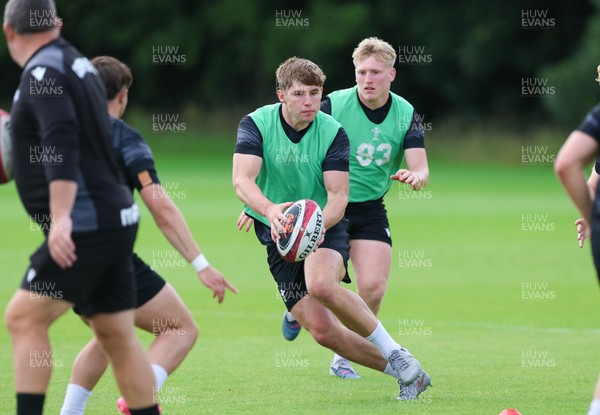 090626 - Wales U20 Rugby Training - Steffan Emanuel during a training session ahead of the U20 World Cup in Georgia