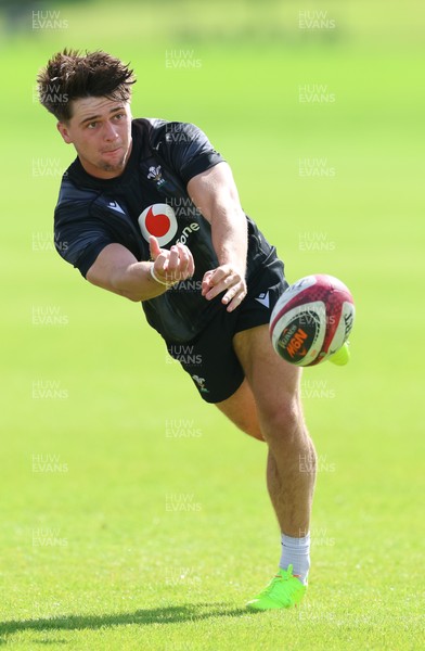 090626 - Wales U20 Rugby Training - Cai Gealey during a training session ahead of the U20 World Cup in Georgia
