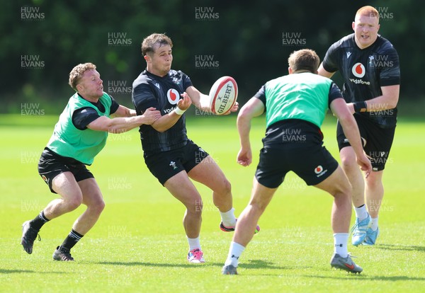 090626 - Wales U20 Rugby Training - Carwyn Leggatt-Jones during a training session ahead of the U20 World Cup in Georgia