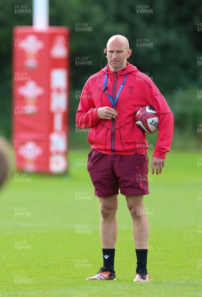 090626 - Wales U20 Rugby Training - Wales u20 head coach Richard Whiffin during a training session ahead of the U20 World Cup in Georgia