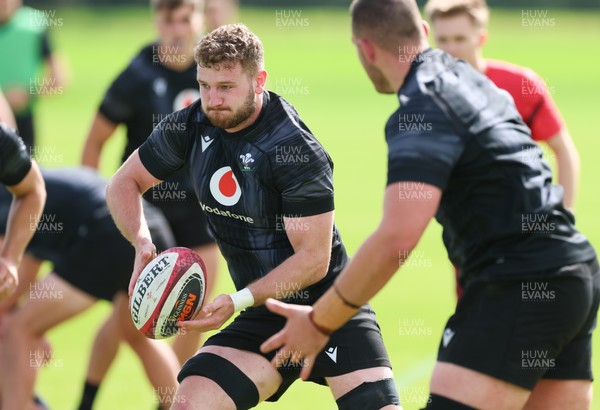090626 - Wales U20 Rugby Training - Evan Minto during a training session ahead of the U20 World Cup in Georgia