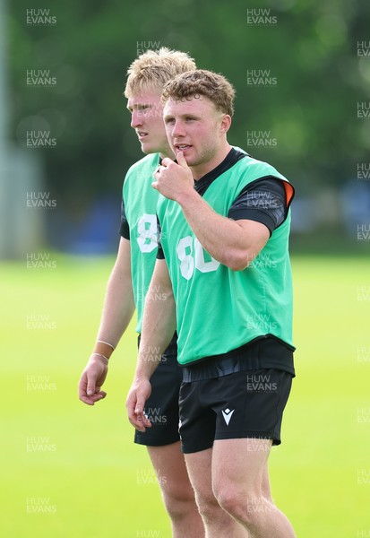 090626 - Wales U20 Rugby Training - Tom Bowen during a training session ahead of the U20 World Cup in Georgia