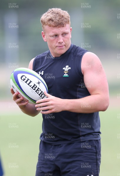 110618 -  Wales U20 Training Session - Ben Fry during training ahead of the match against Argentina