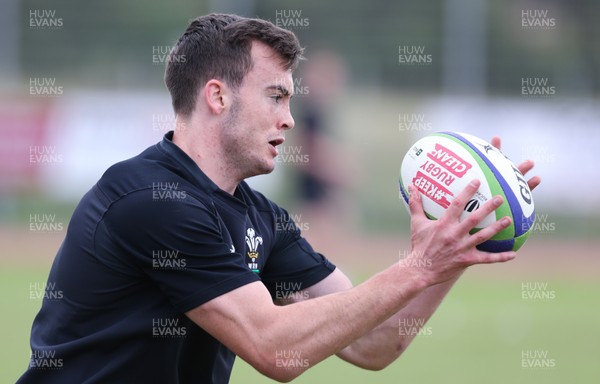 110618 -  Wales U20 Training Session - Cai Evans during training ahead of the match against Argentina