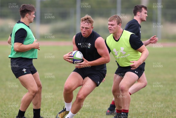 110618 -  Wales U20 Training Session - Ben Fry during training ahead of the match against Argentina